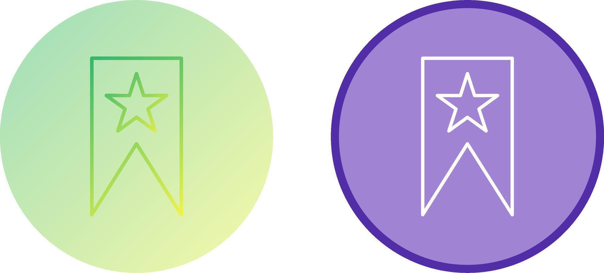 Unique Bookmarking Services Icon Design vector