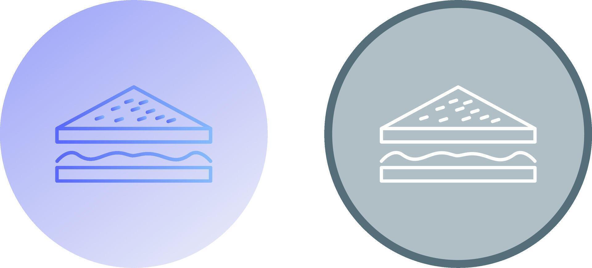 Unique Sandwich Icon Design vector