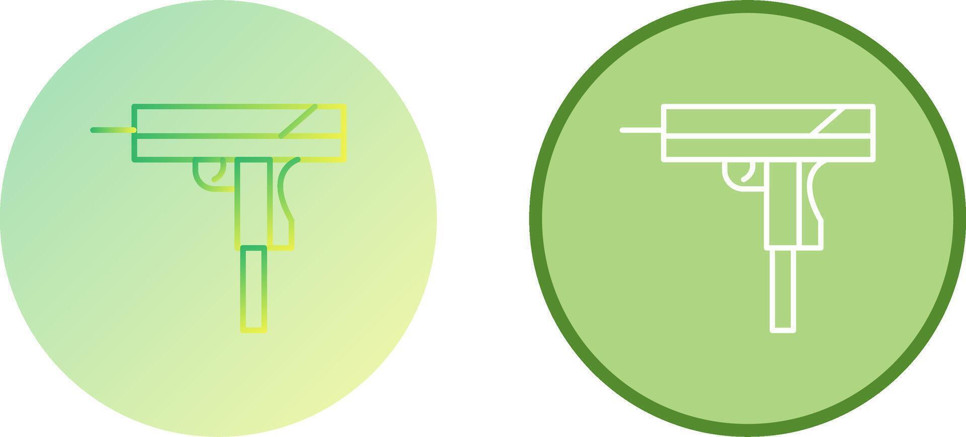 Unique Gun Icon Design vector