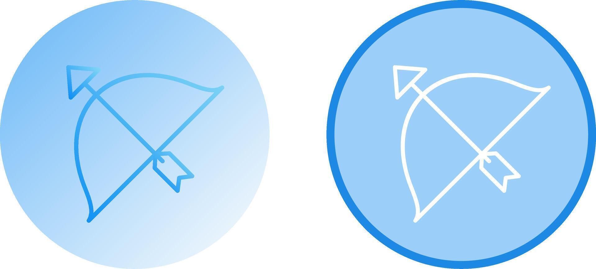 Unique Archery Icon Design vector
