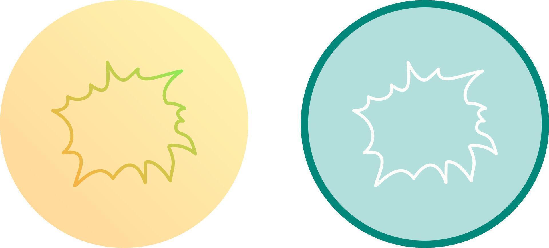 Unique Explosion Icon Design vector