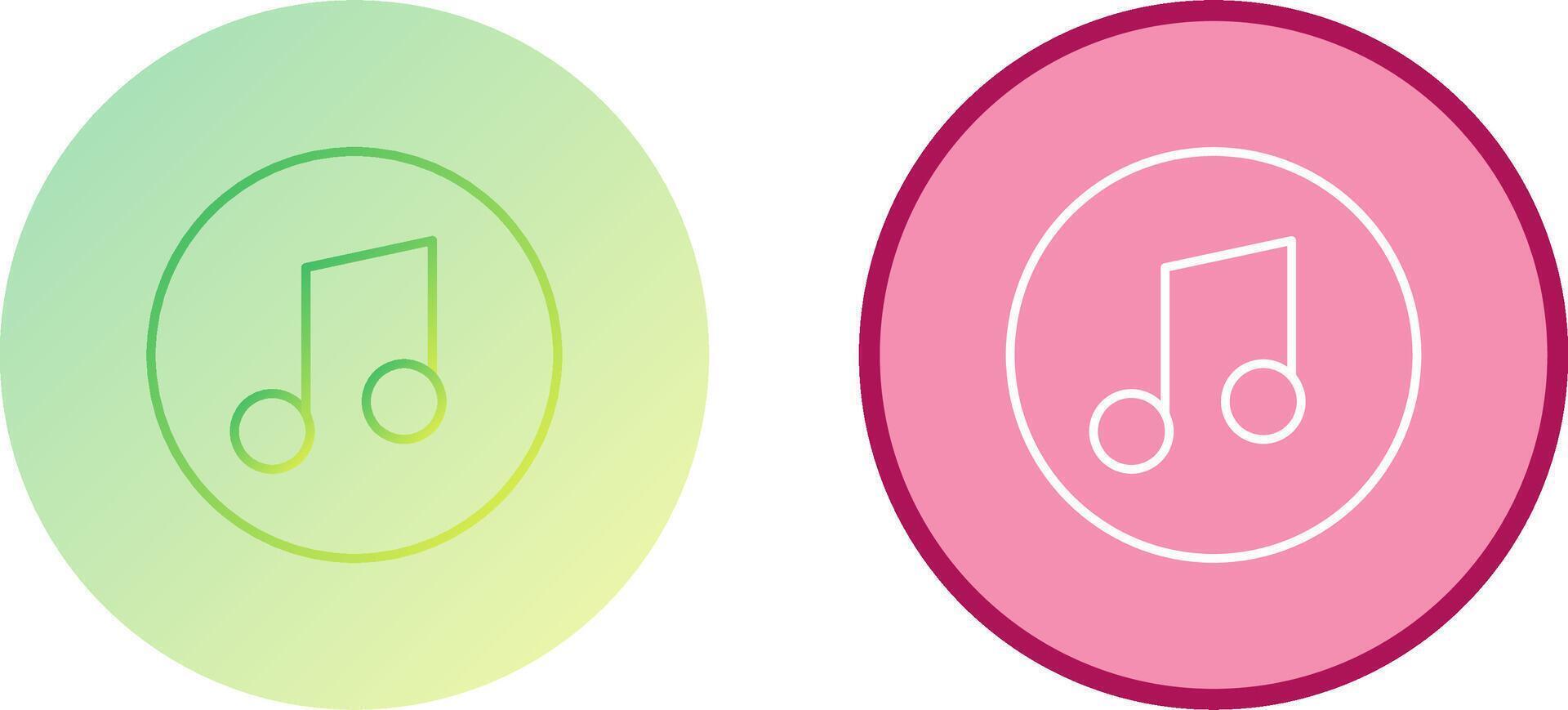 Music Player Icon Design vector