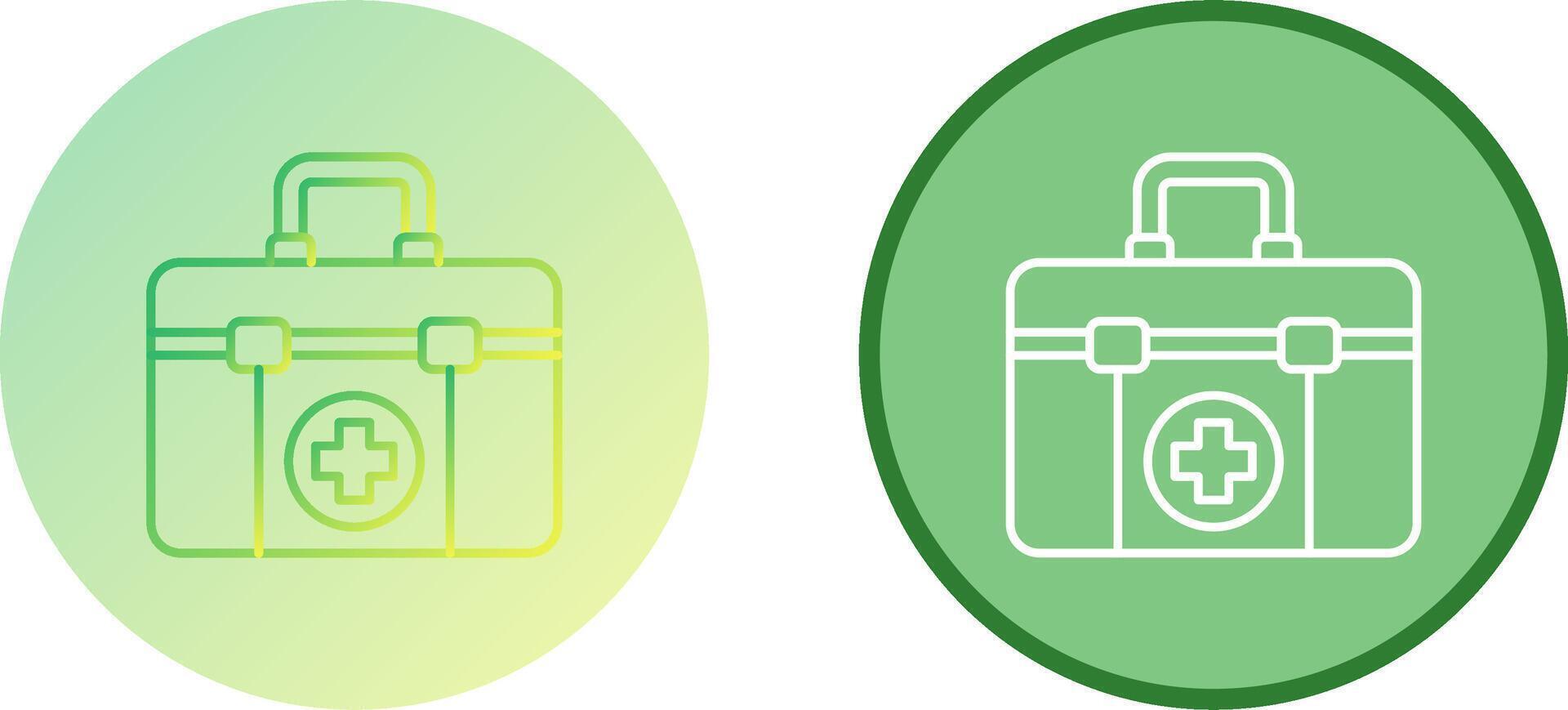 First Aid Kit Icon Design vector