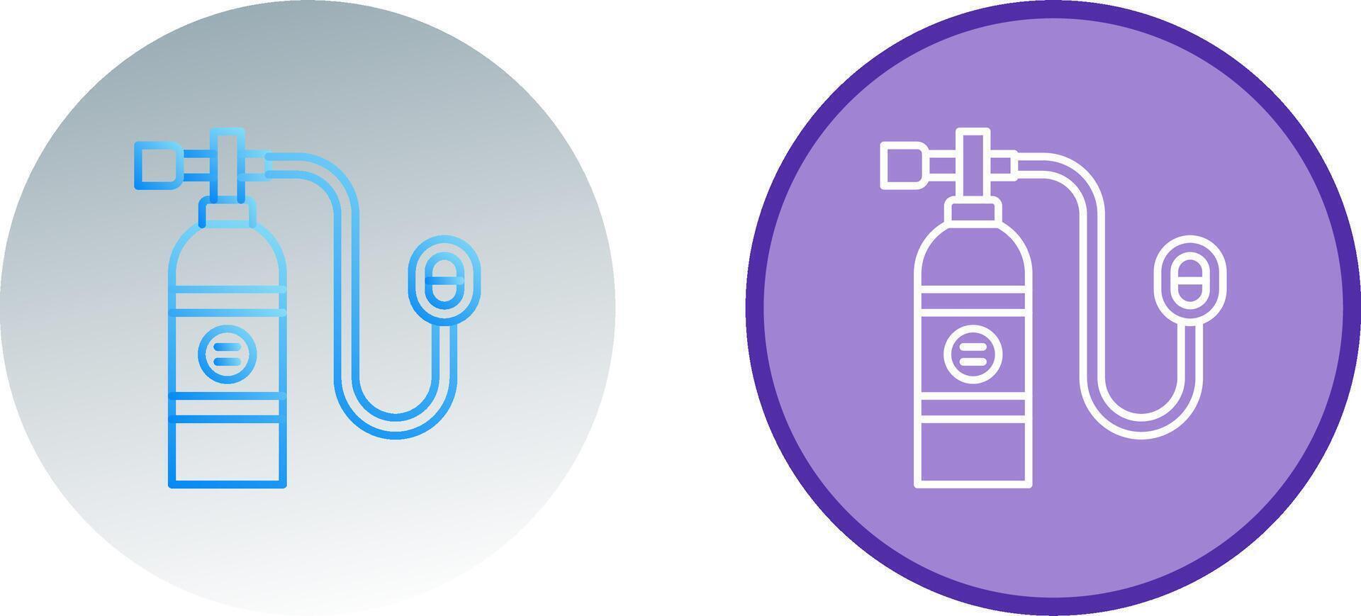 Oxygen Tank Icon Design vector