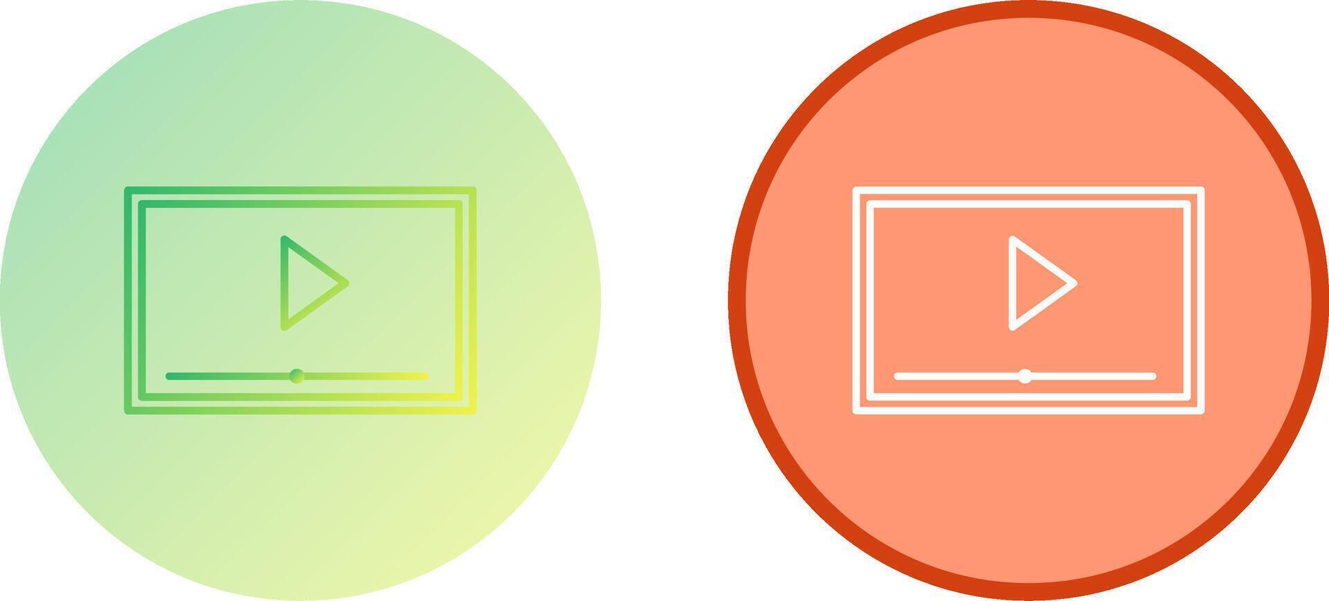 Screening Icon Design vector