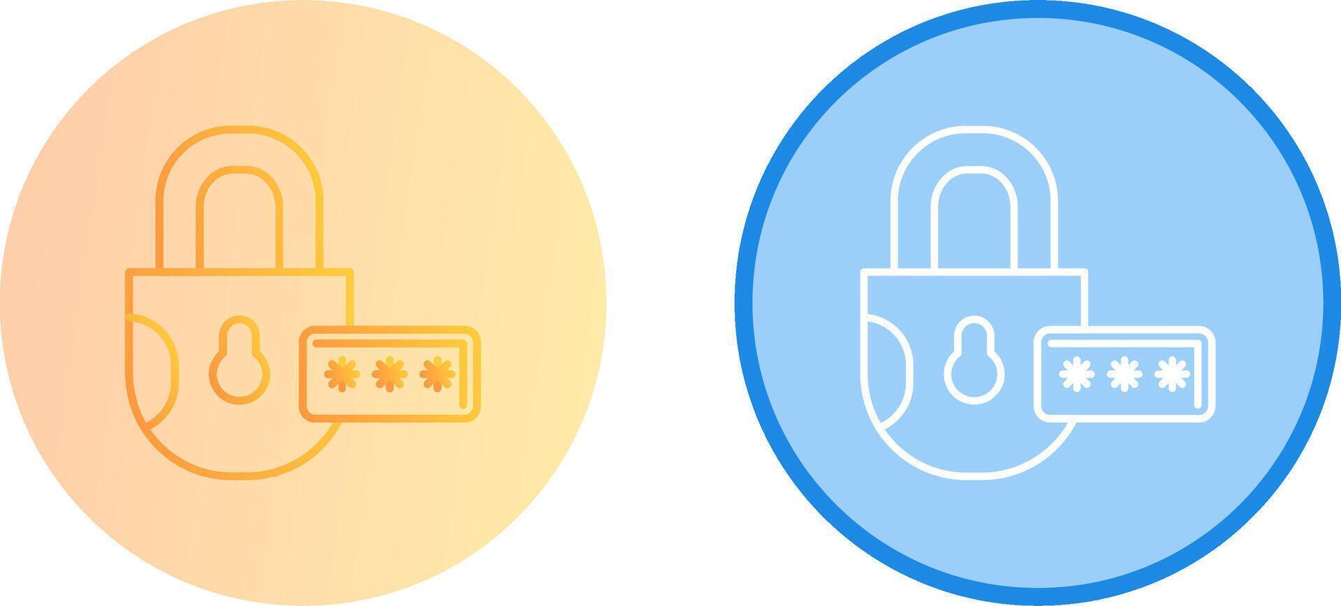Lock Icon Design vector