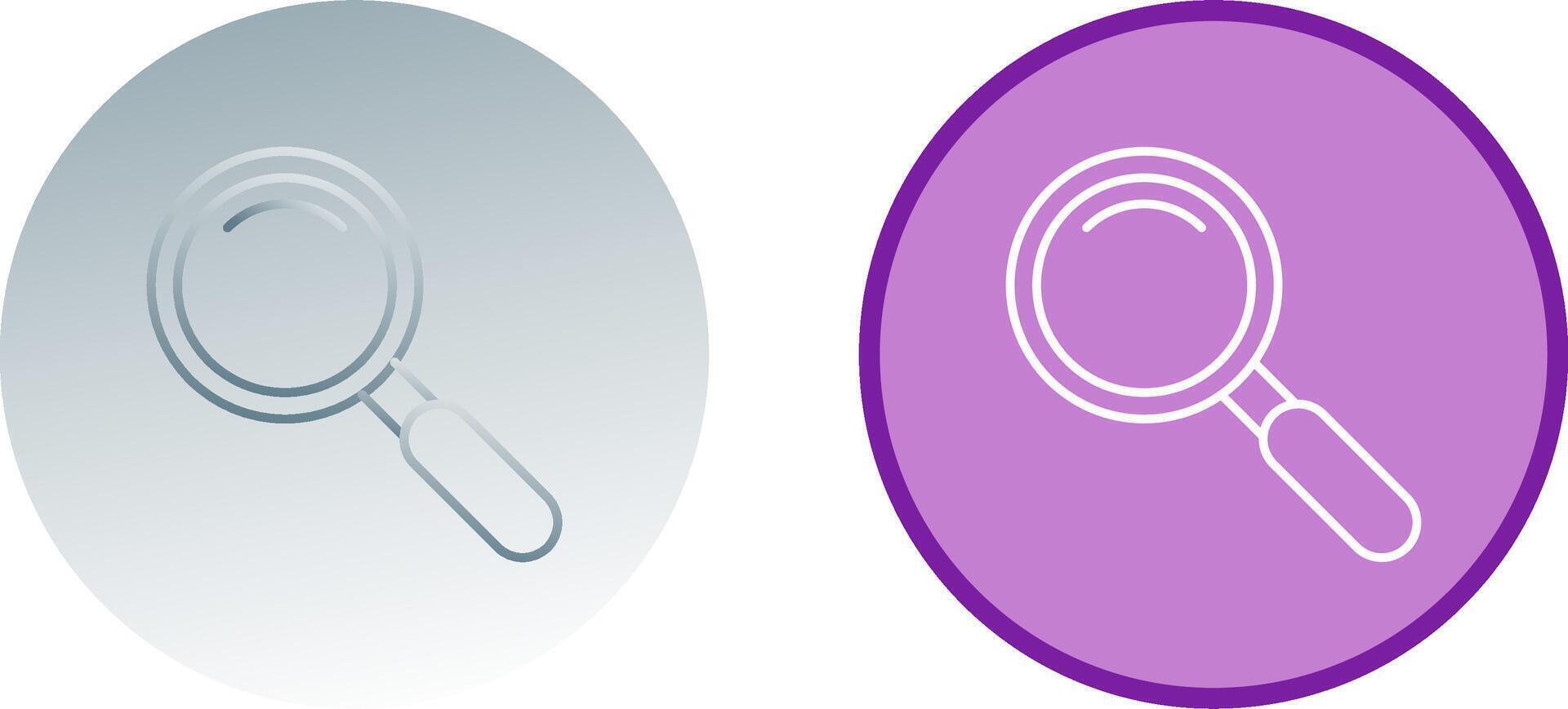 Magnifiying Glass Icon Design vector
