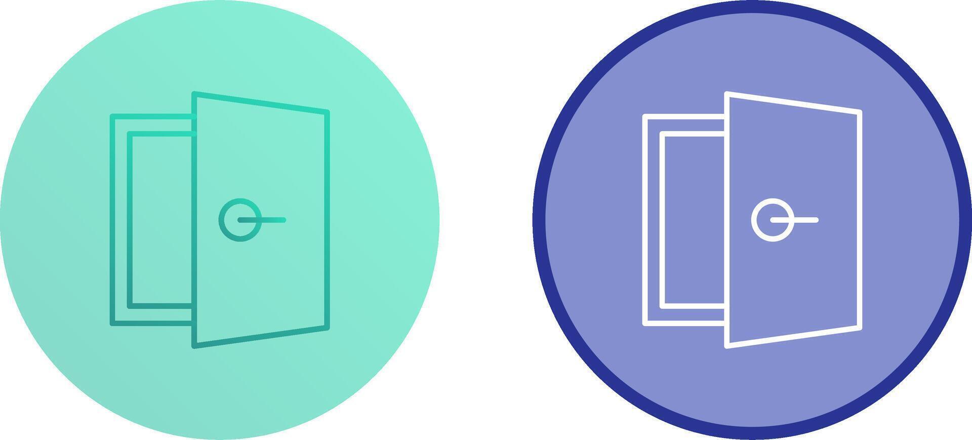 Door Icon Design vector