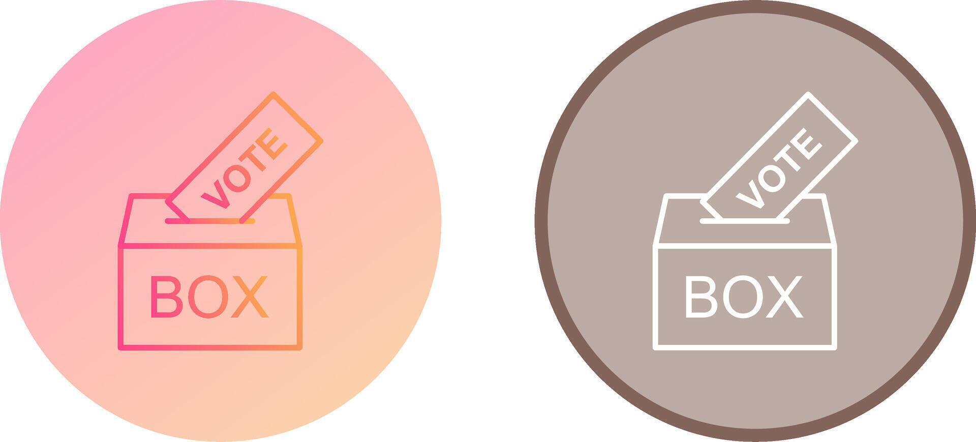 Giing Vote Icon Design vector