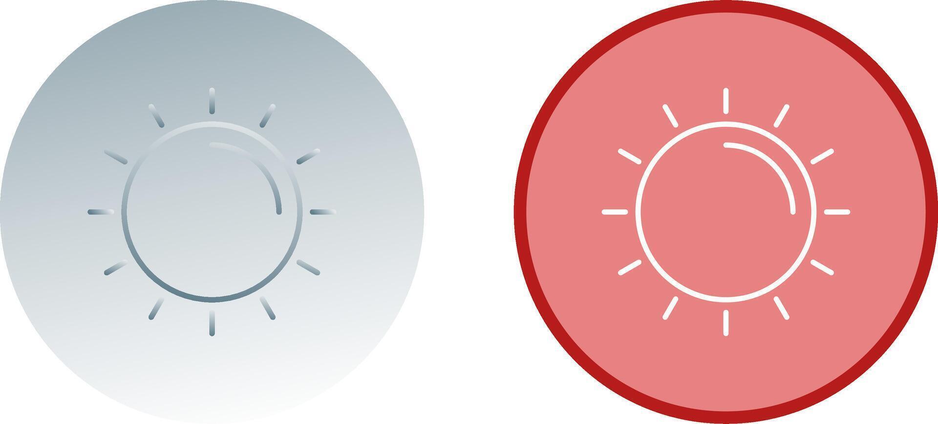 Sun Icon Design vector