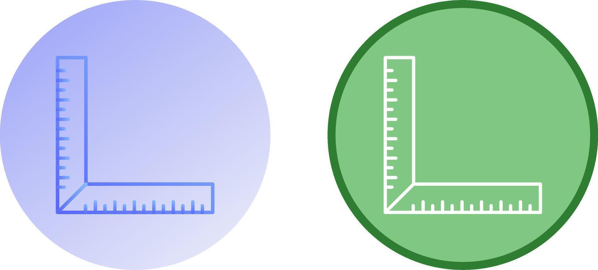 cuadrado regla icono diseño vector