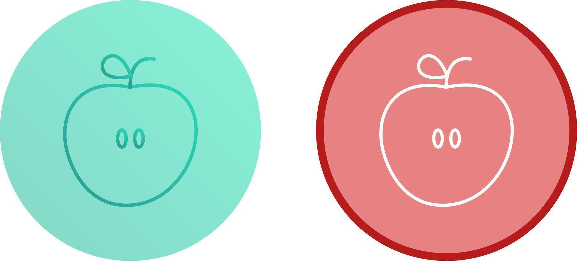 Apples Icon Design vector