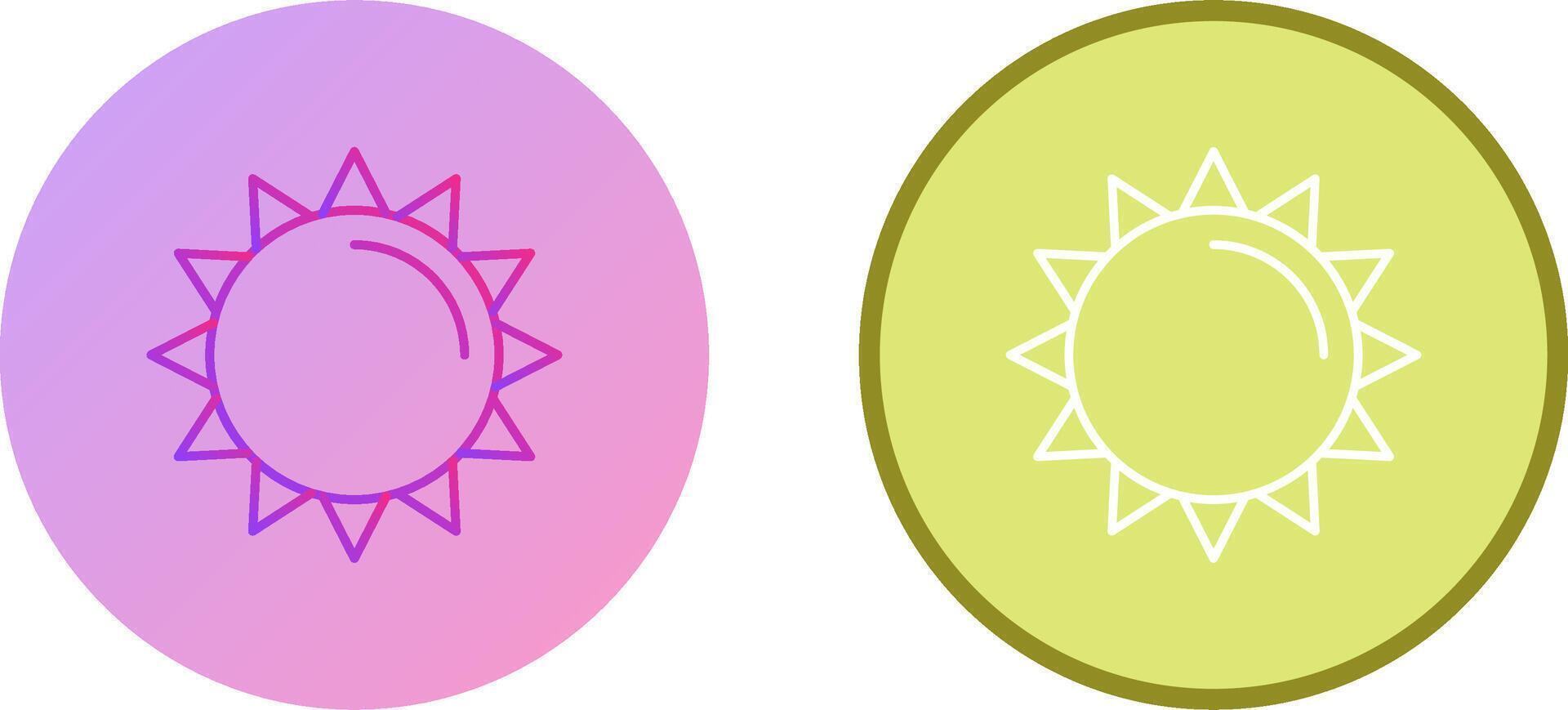 Sun Icon Design vector