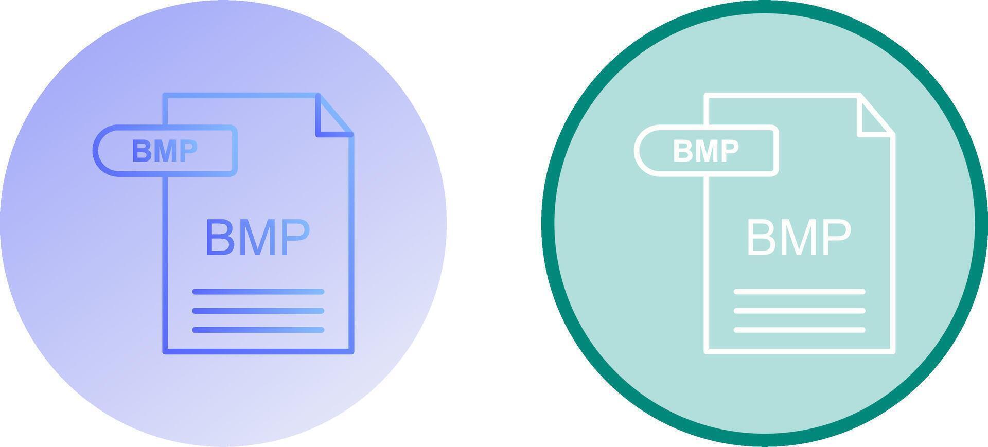 BMP Icon Design vector