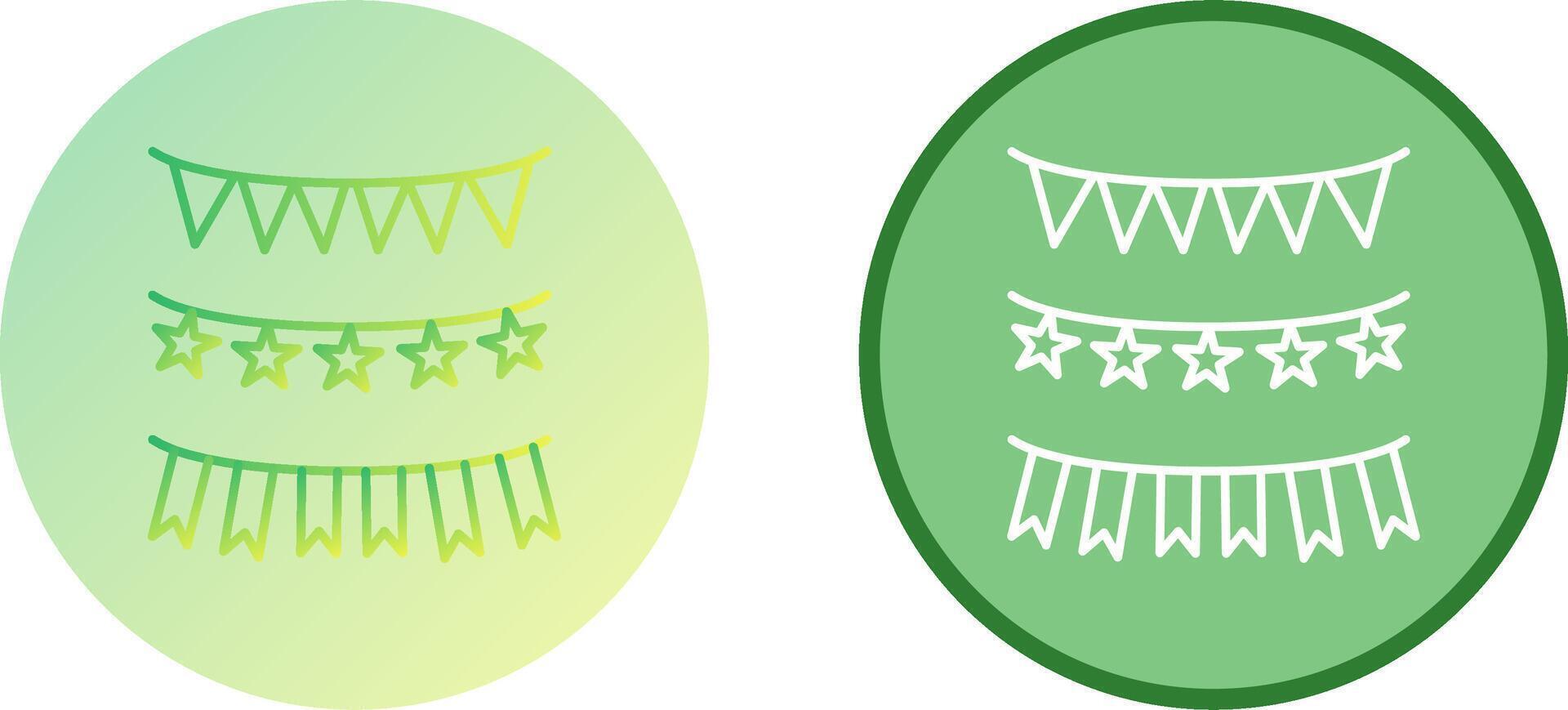 Garlands Icon Design vector
