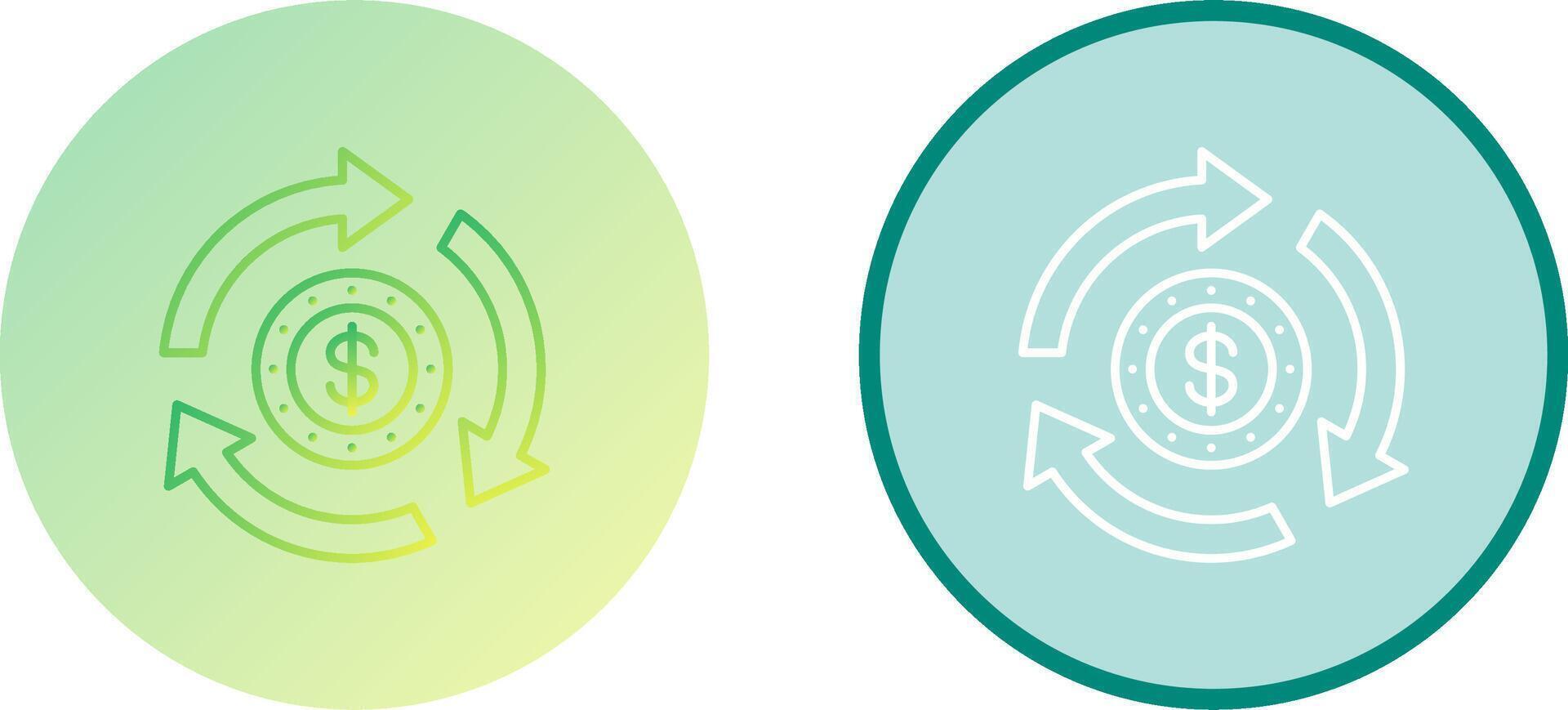 Turnover Icon Design vector
