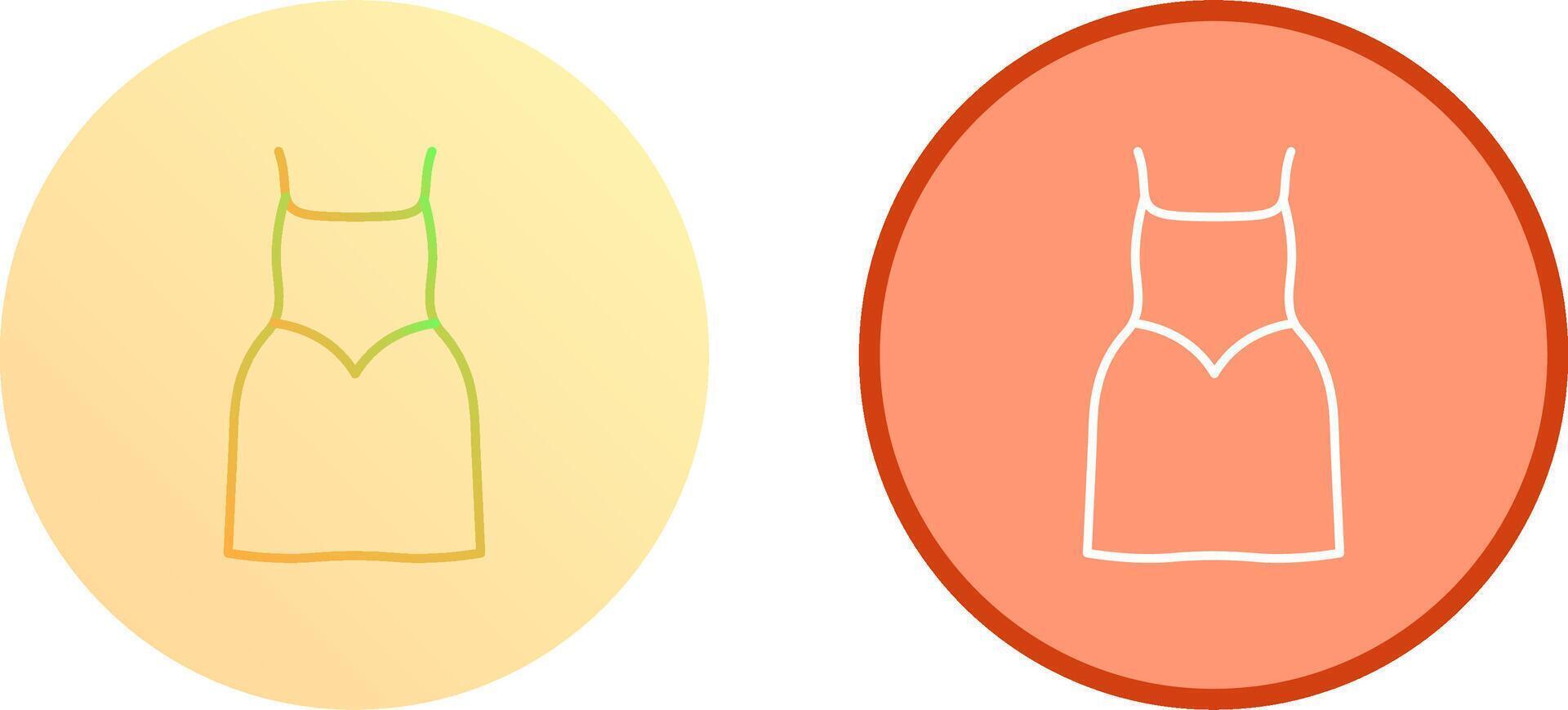 Party Dress Icon Design vector