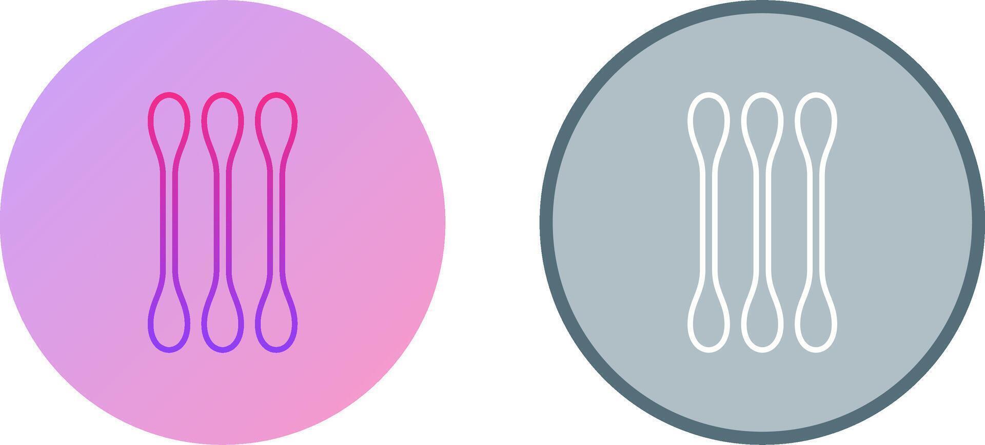 Cotton Bud Icon Design vector