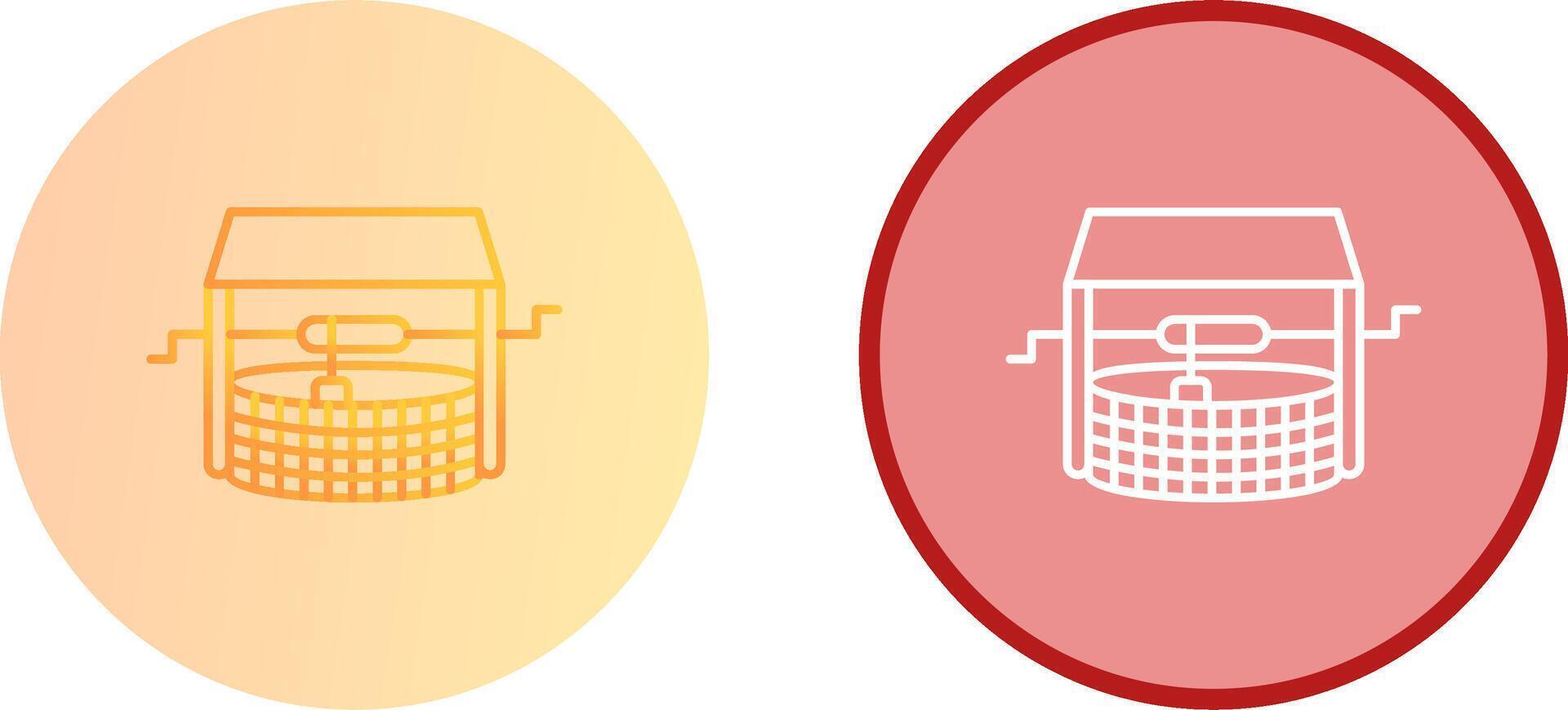 Water Well Icon Design vector
