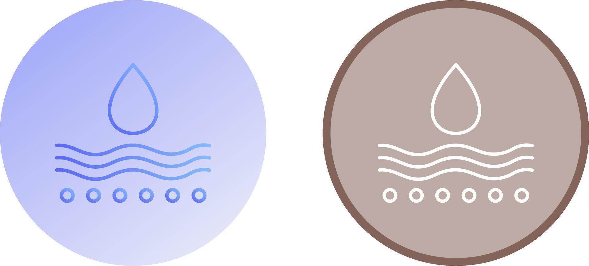 Moisture Icon Design vector