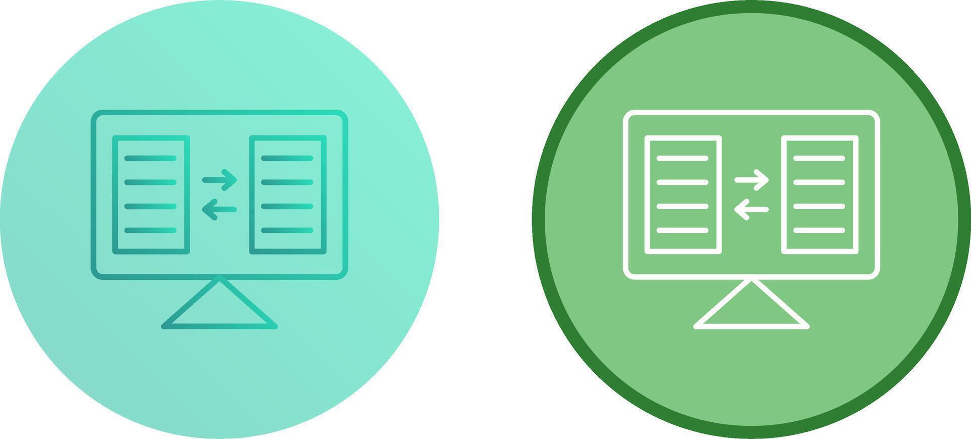 File Sharing Icon Design vector