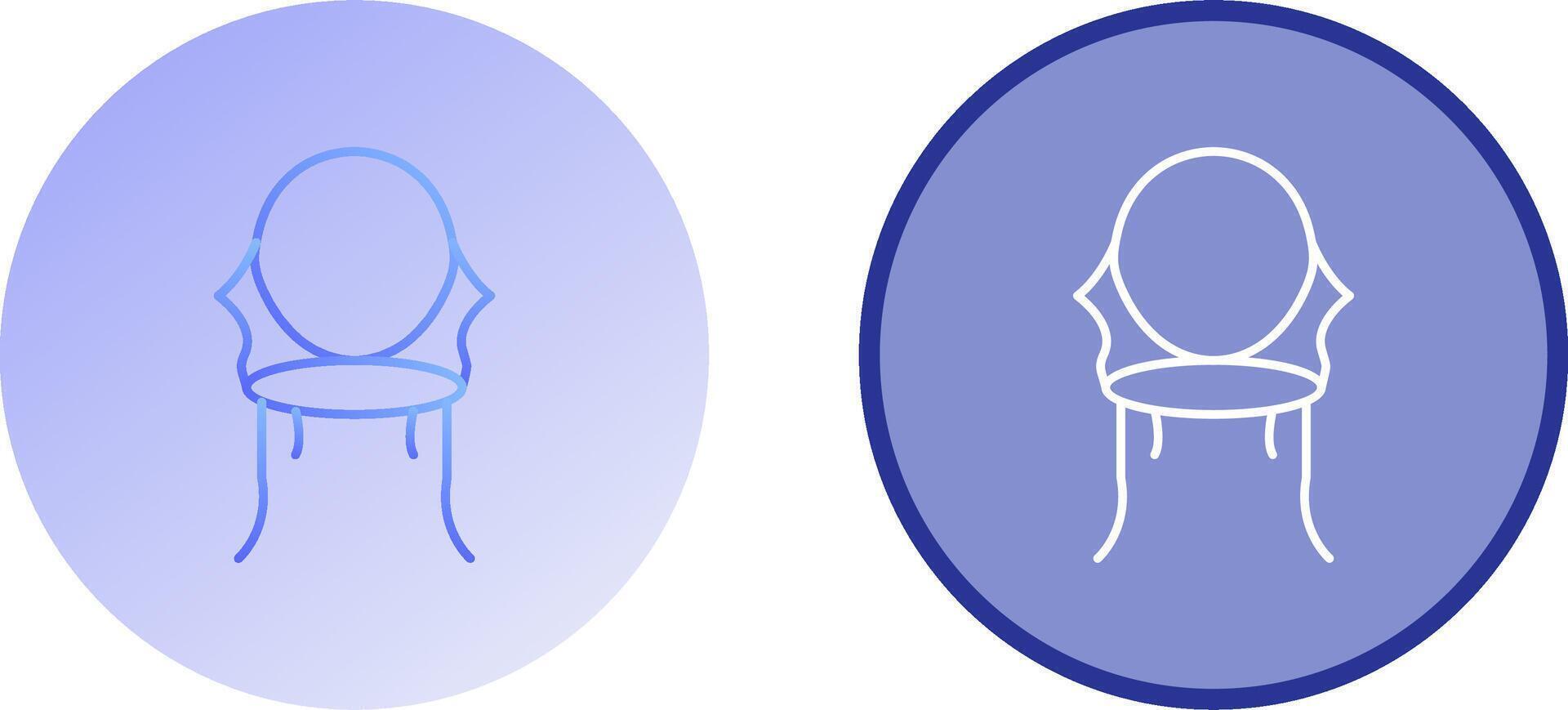 Ancient Chair Icon Design vector