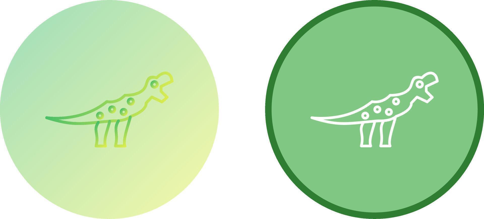 Dinosaur Icon Design vector