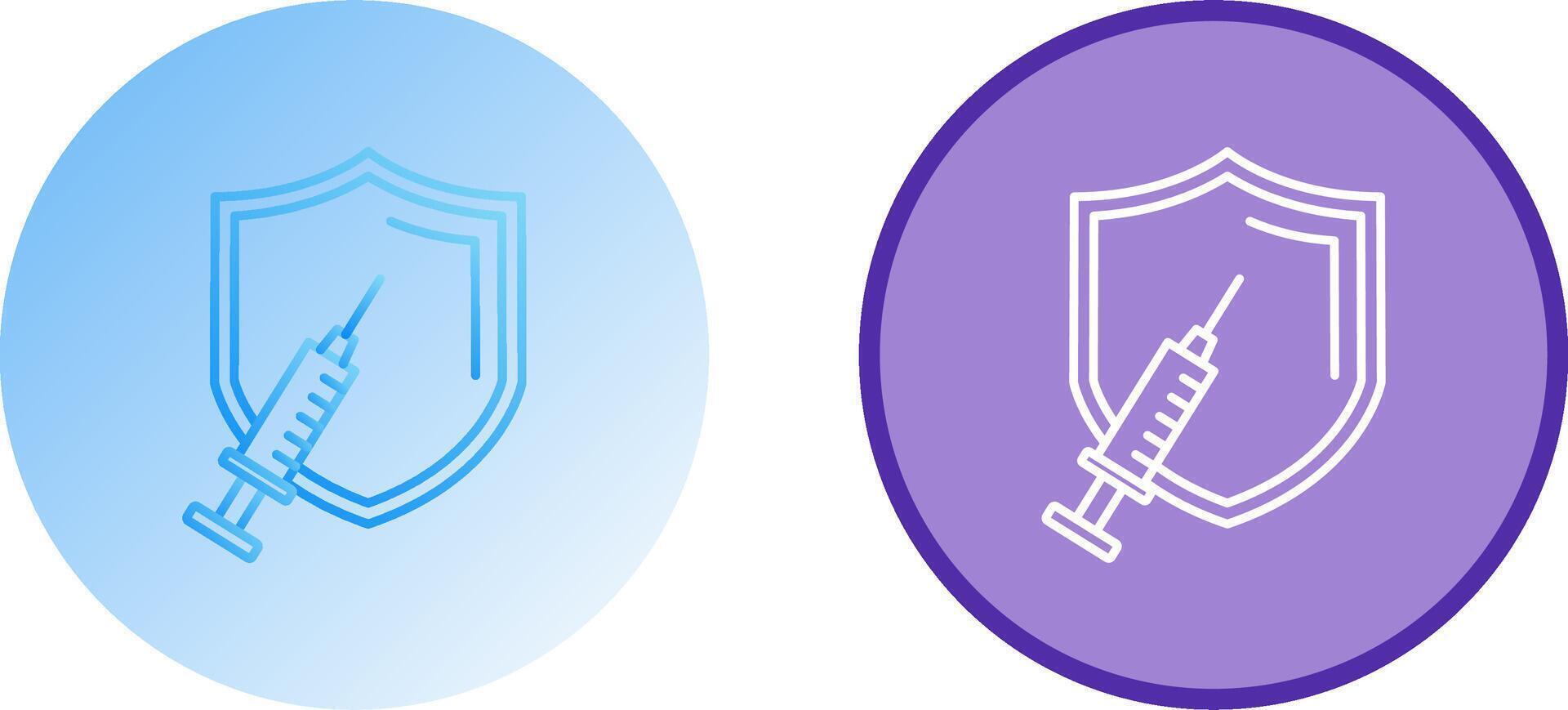 Vaccination Icon Design vector