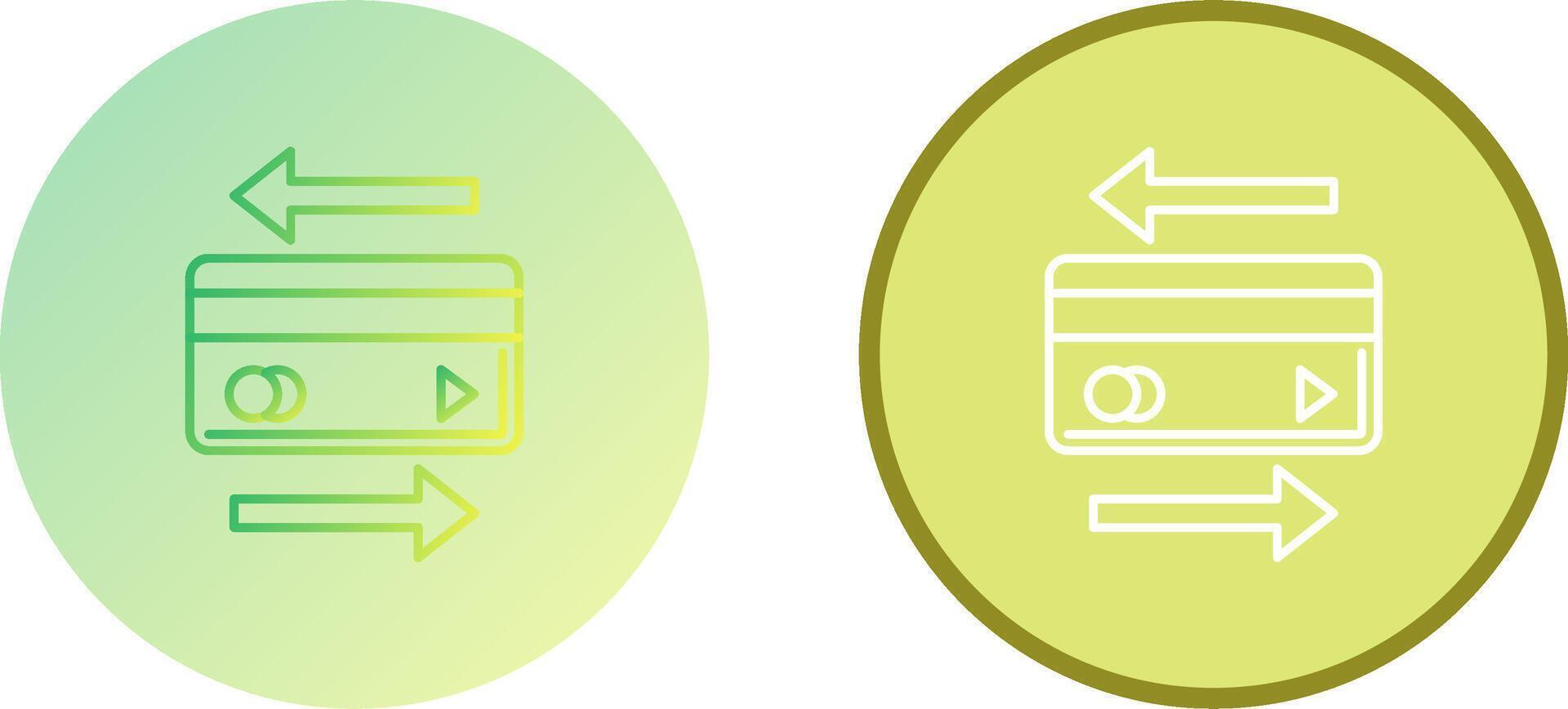 Transaction Icon Design vector
