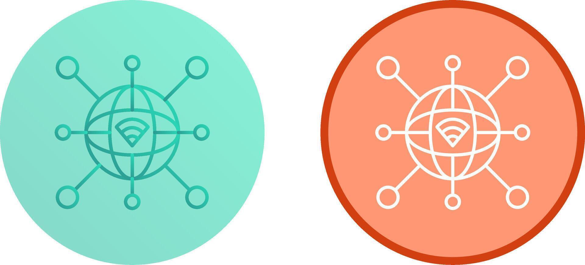 Internet Icon Design vector