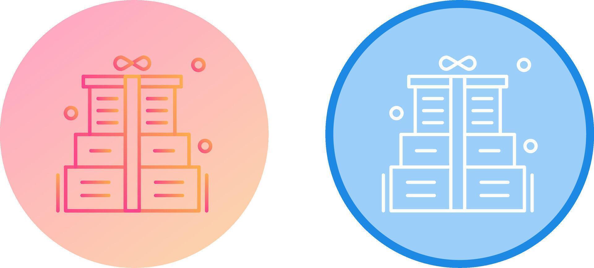 Gift Box Icon Design vector