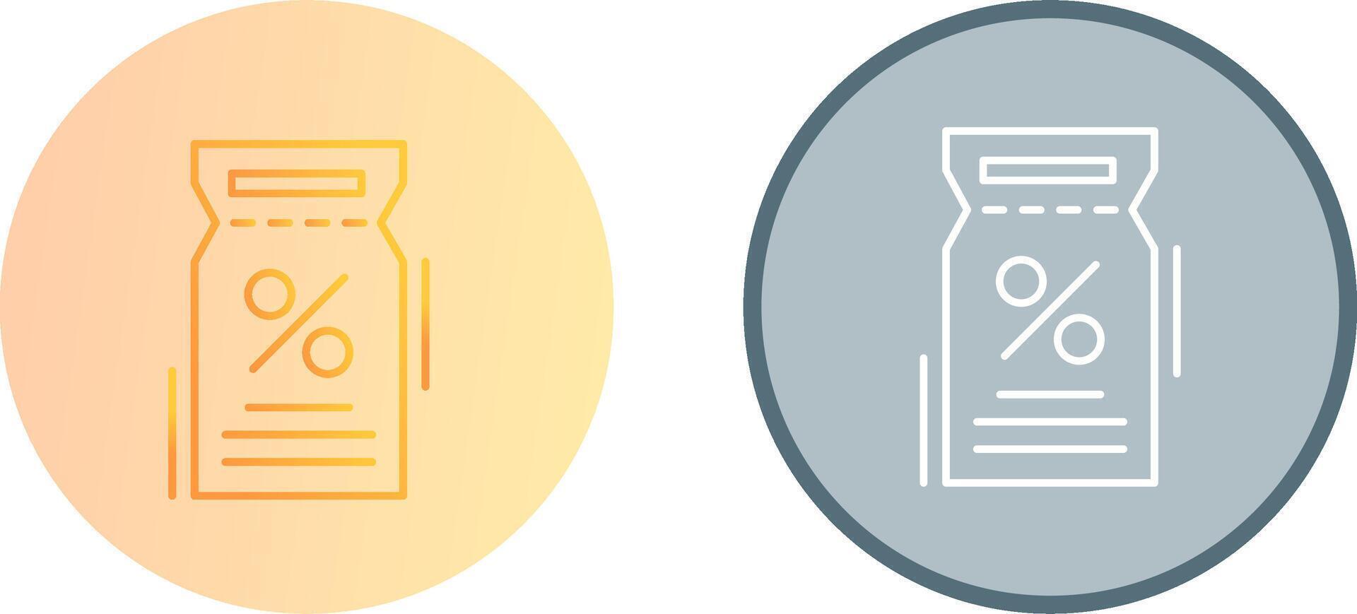 Discount Voucher Icon Design vector