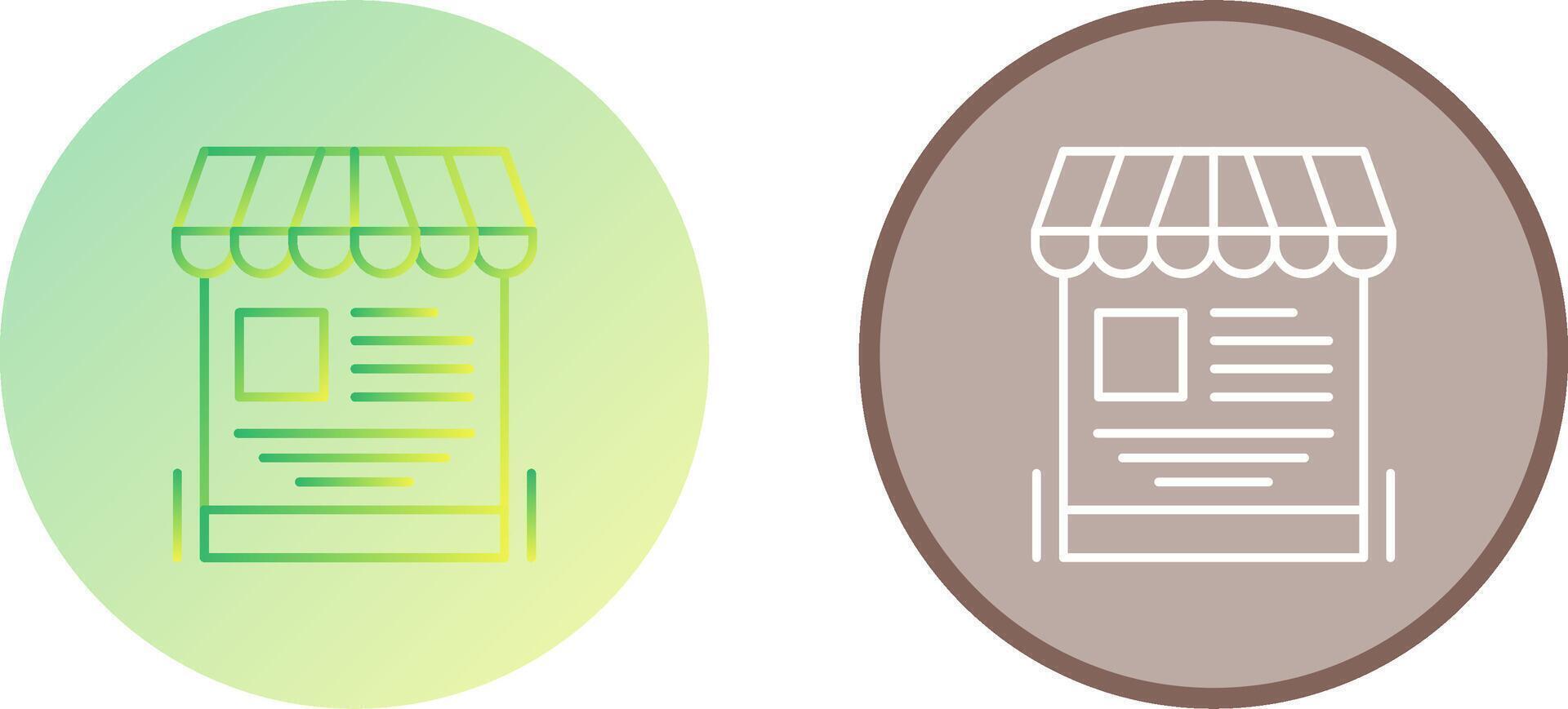 Mobile Shop Icon Design vector