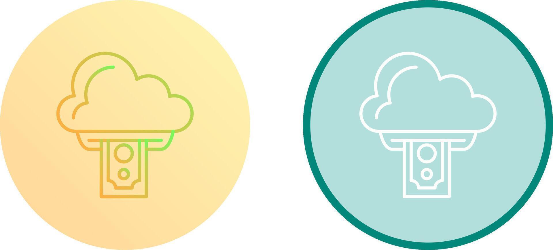 Cloud Computing Icon Design vector