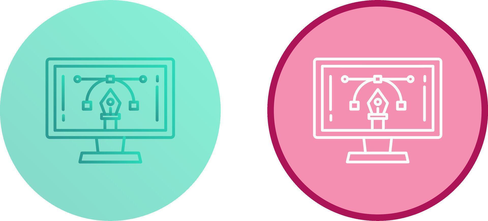 Elearning Icon Design vector