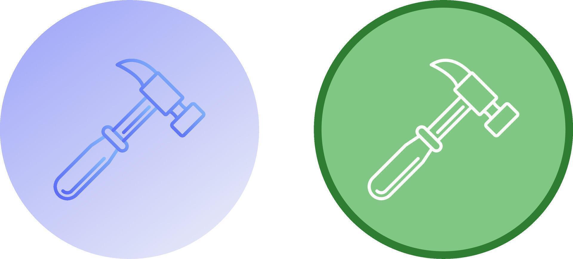 Hammer Icon Design vector