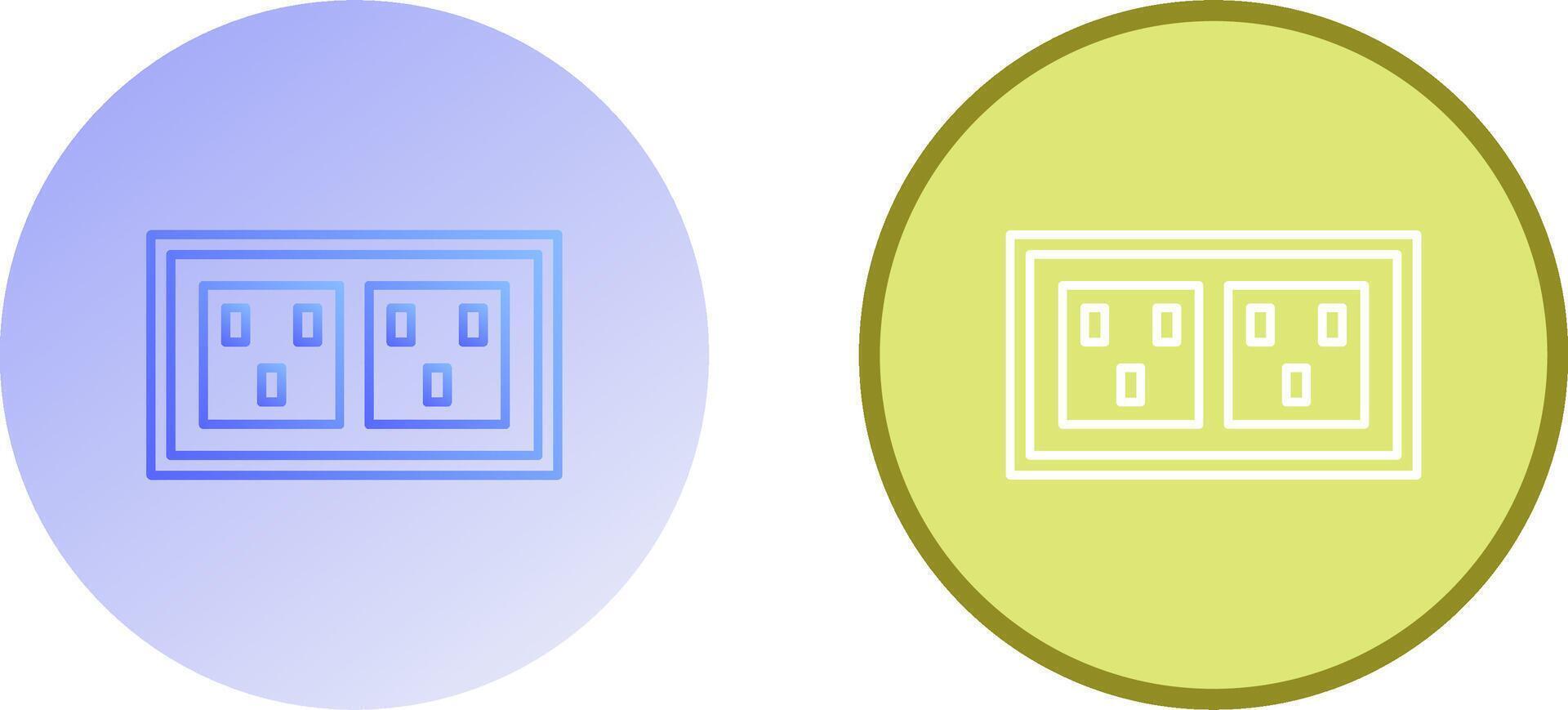 Socket Icon Design vector