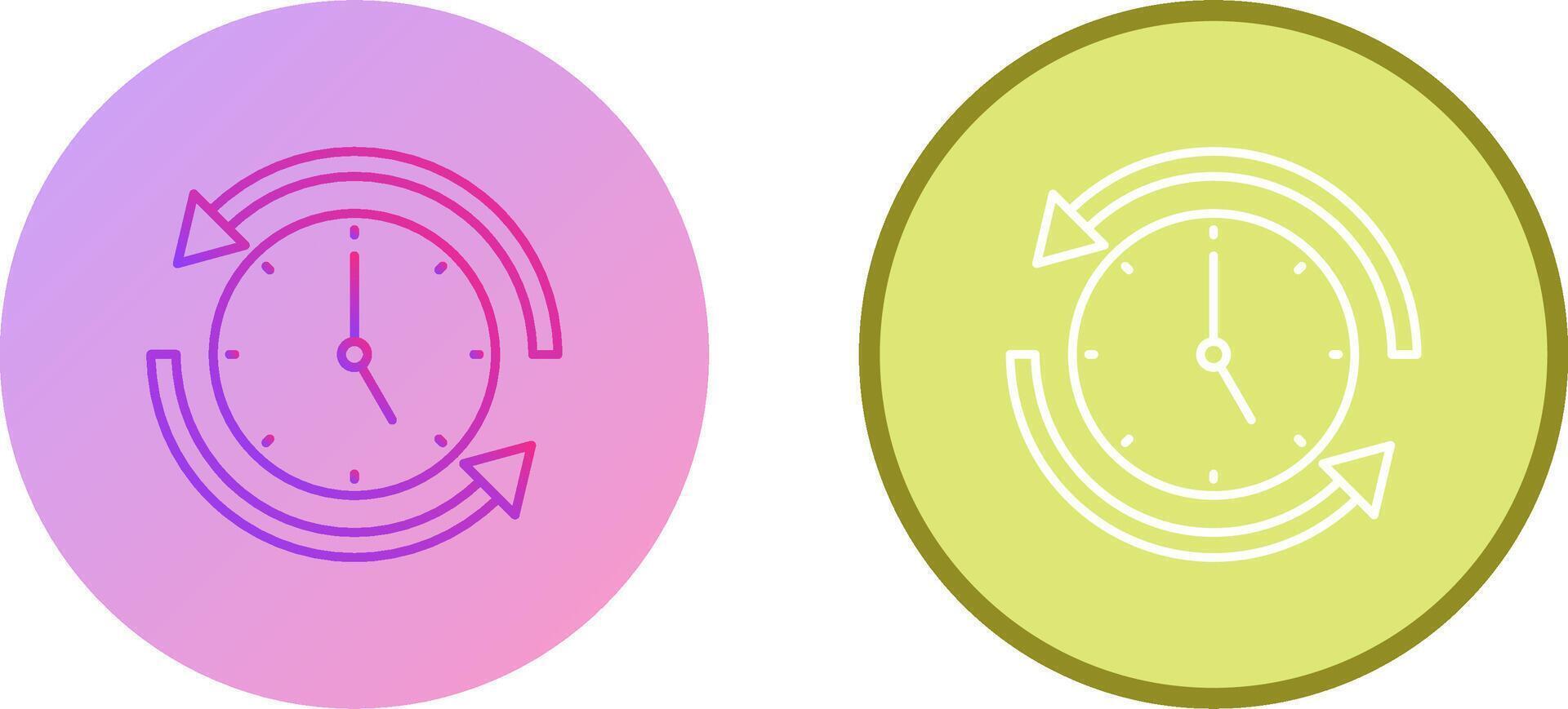 Run Time Icon Design vector
