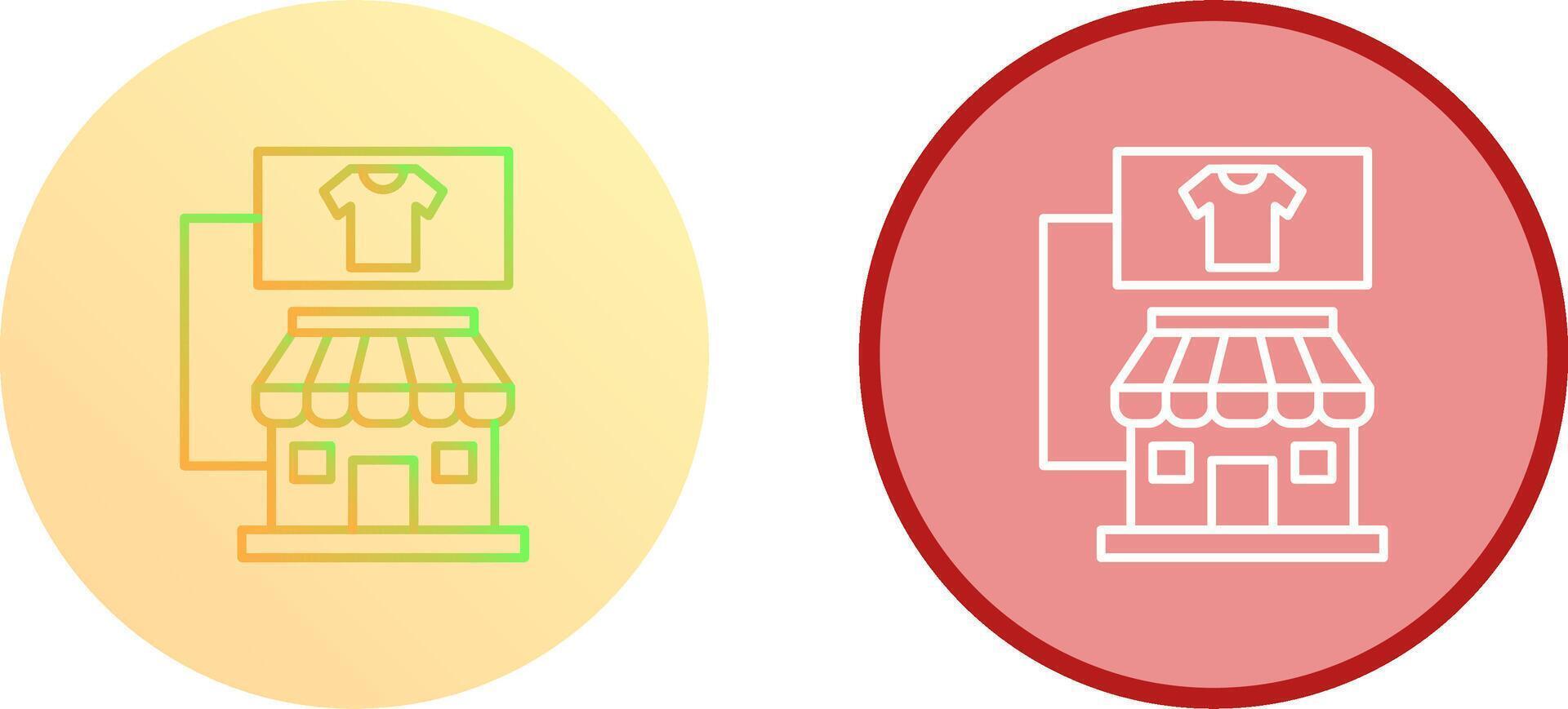 Store Icon Design vector