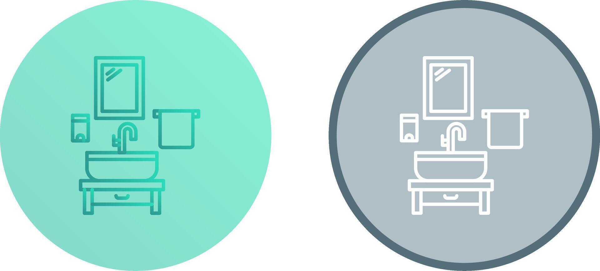 Washbasin Icon Design vector