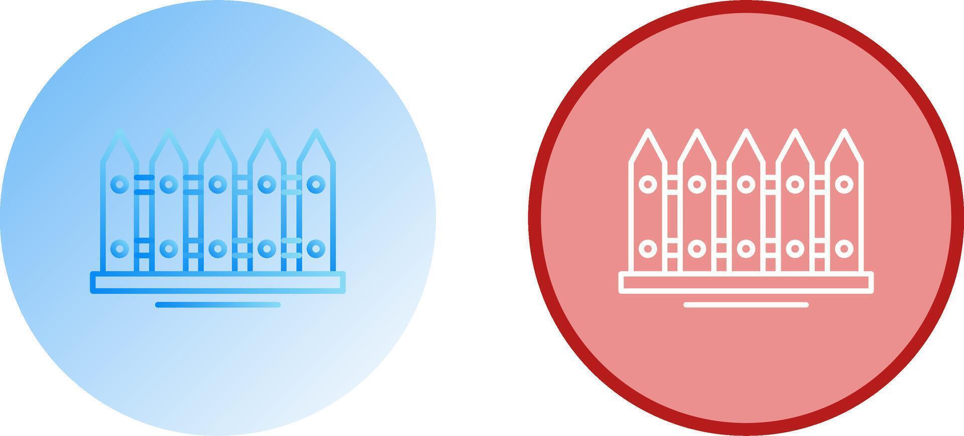 Fence Icon Design vector