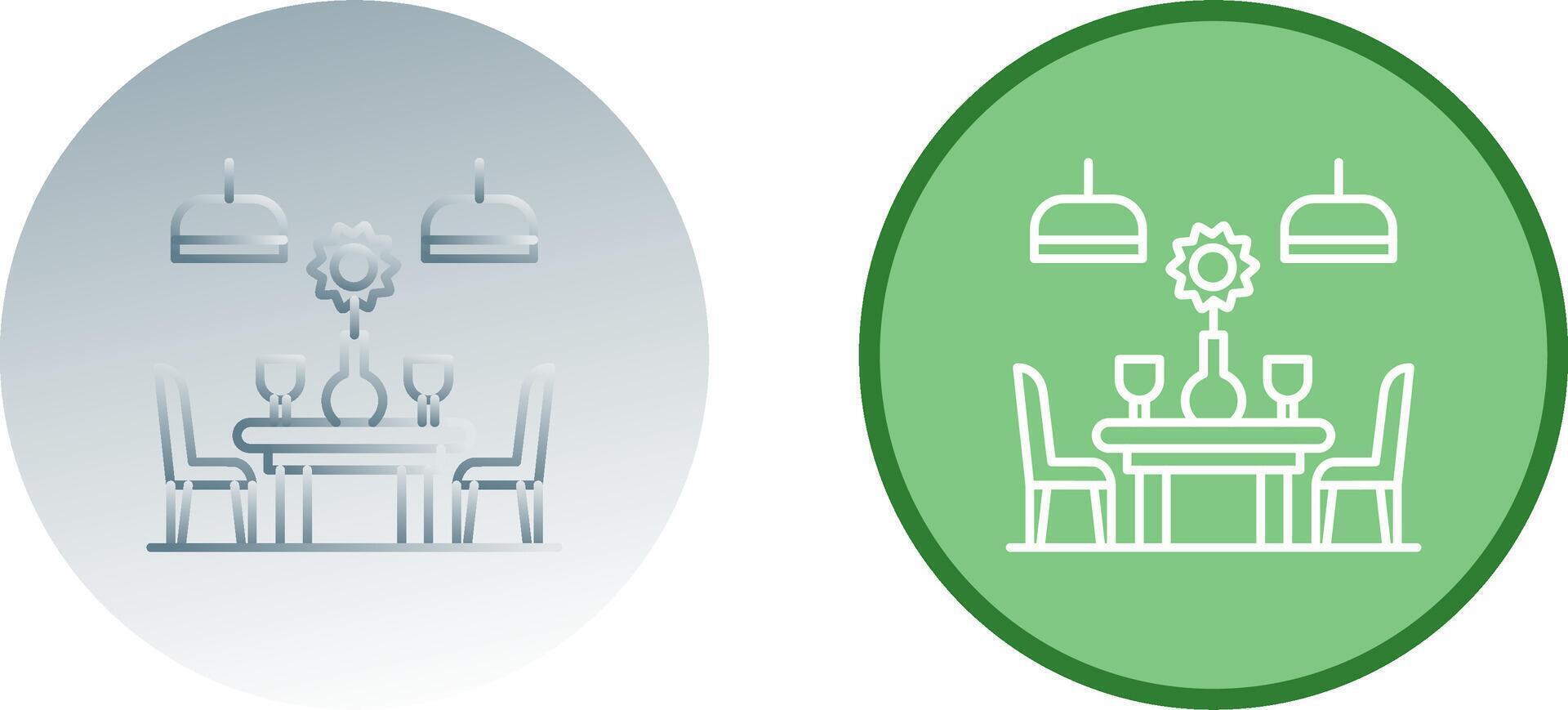 Table Icon Design vector
