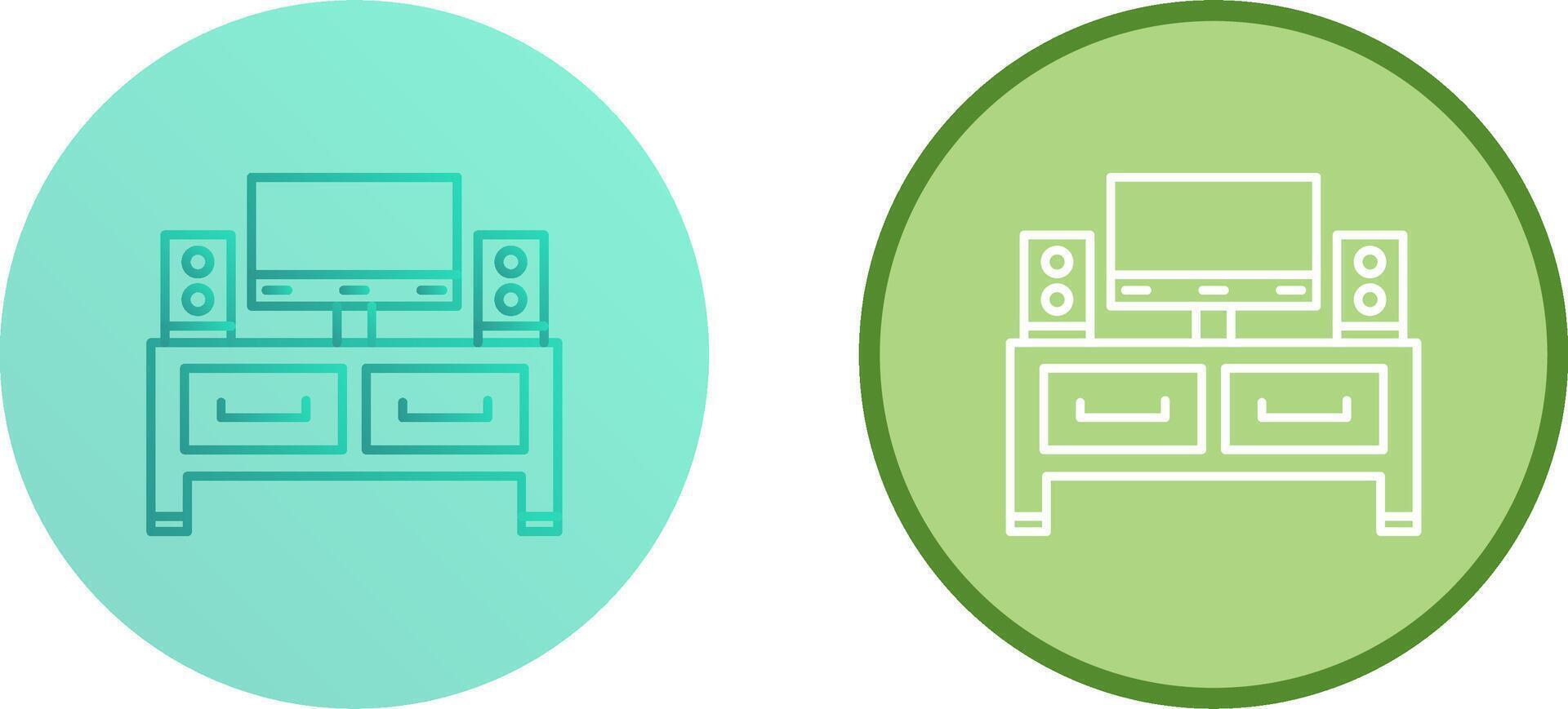 Television Icon Design vector
