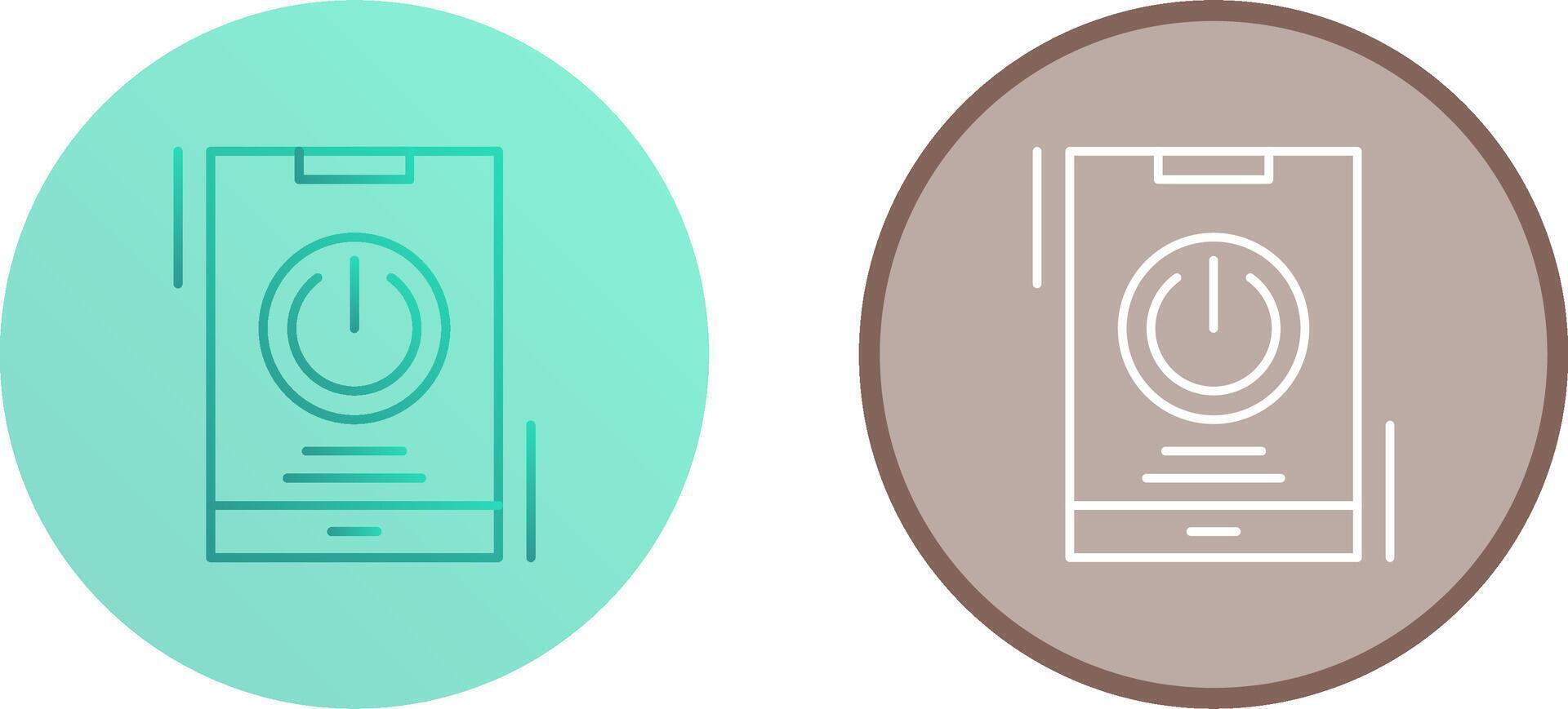 Power Icon Design vector