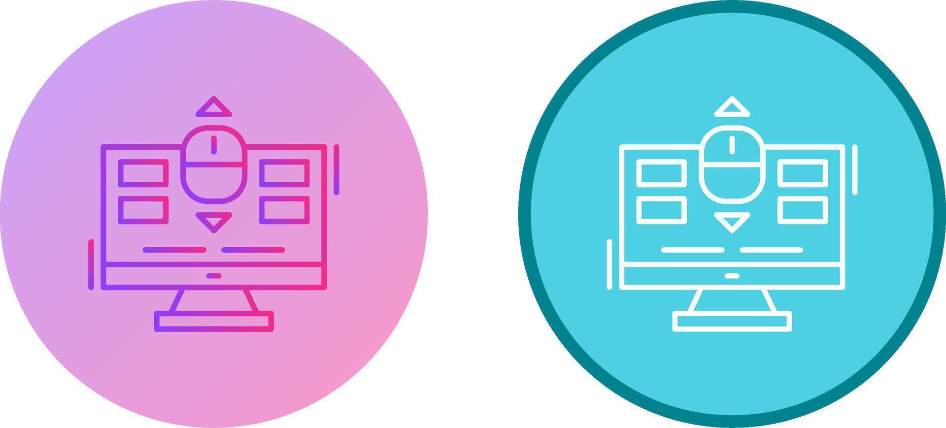 Scroll Icon Design vector
