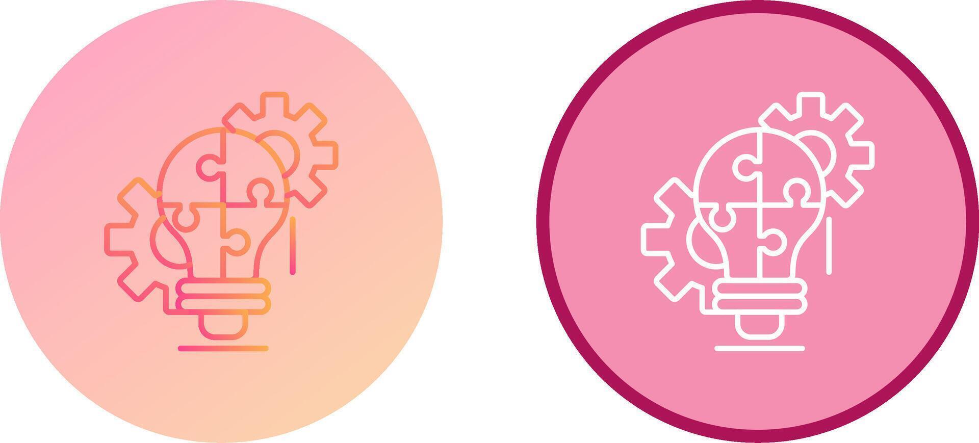 Problem Solving Icon Design vector