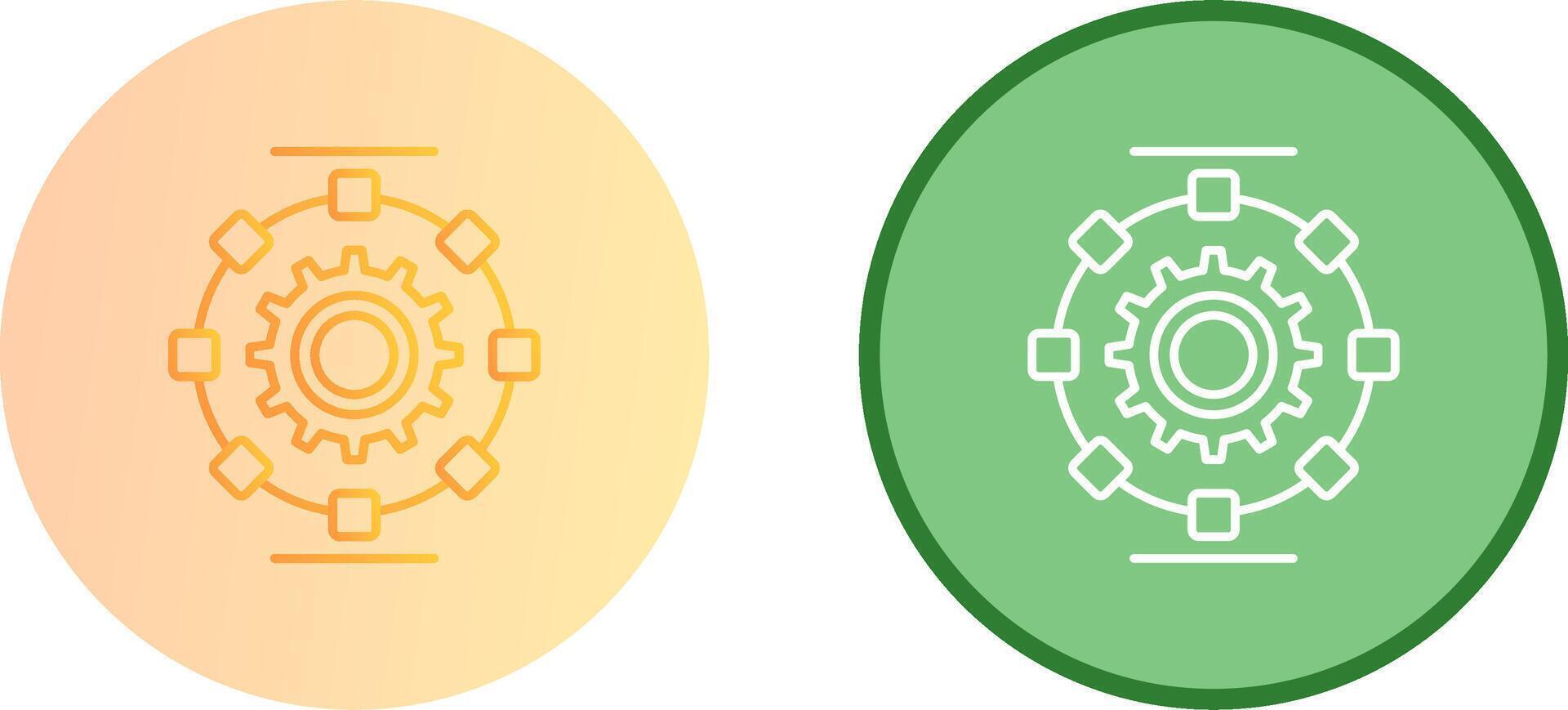 Automated Process Icon Design 44466908 Vector Art at Vecteezy