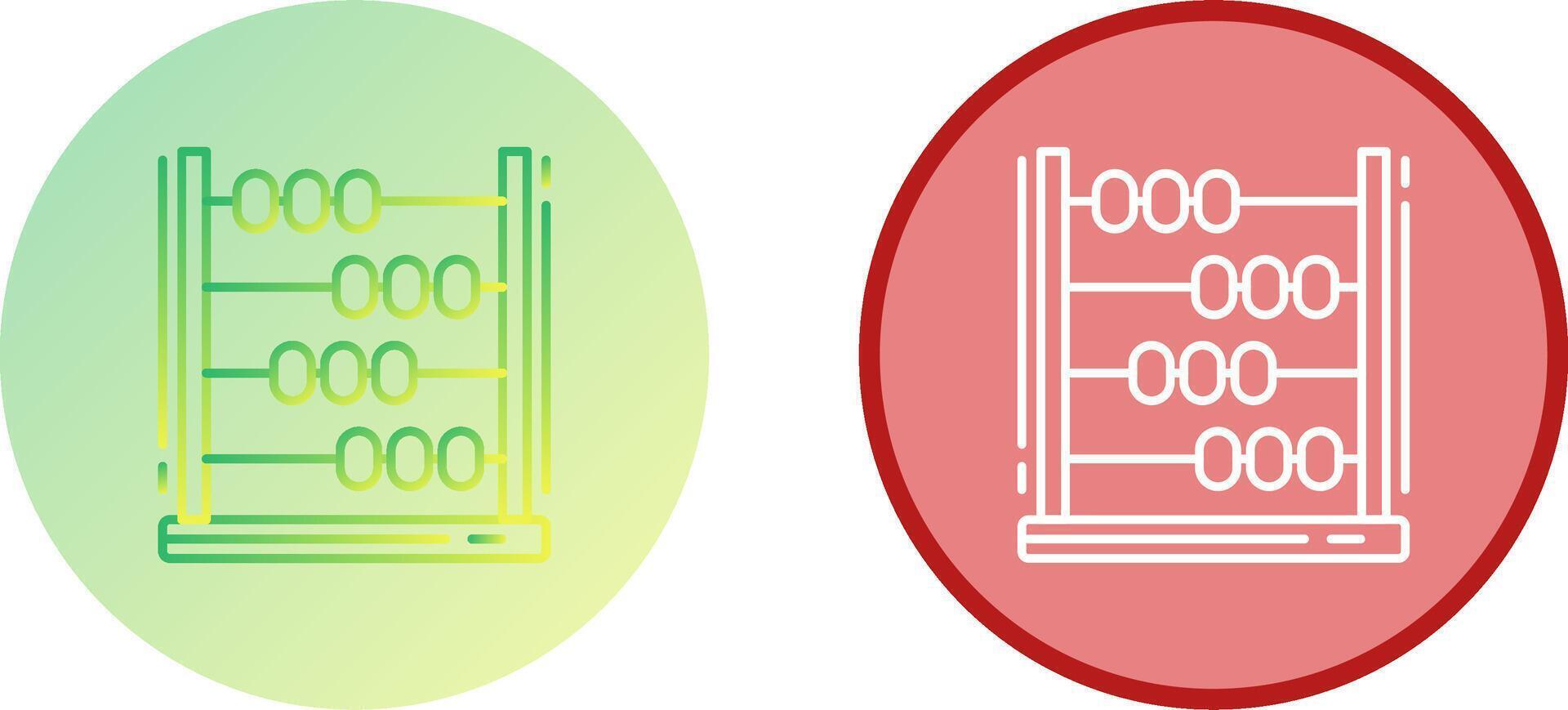 Abacus Icon Design vector