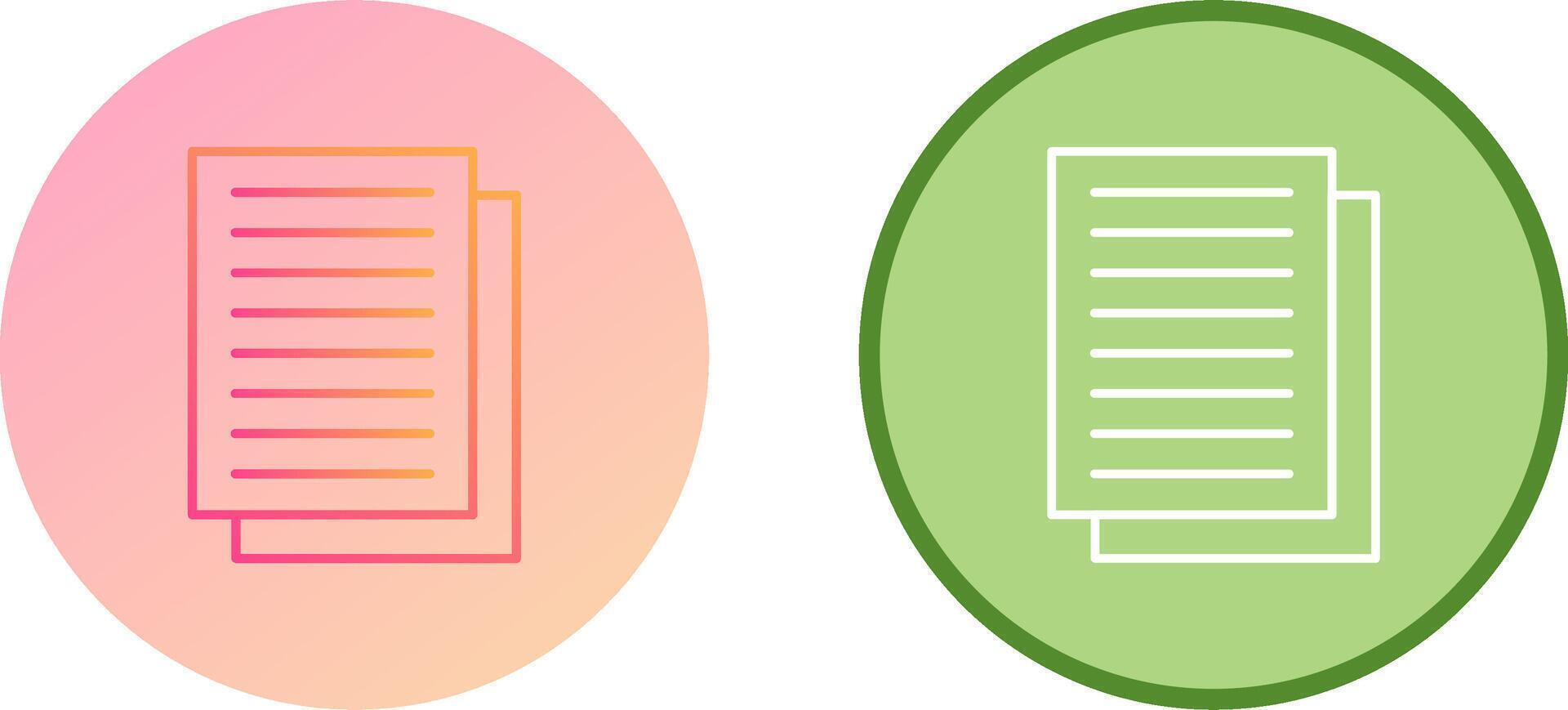 Document Icon Design vector