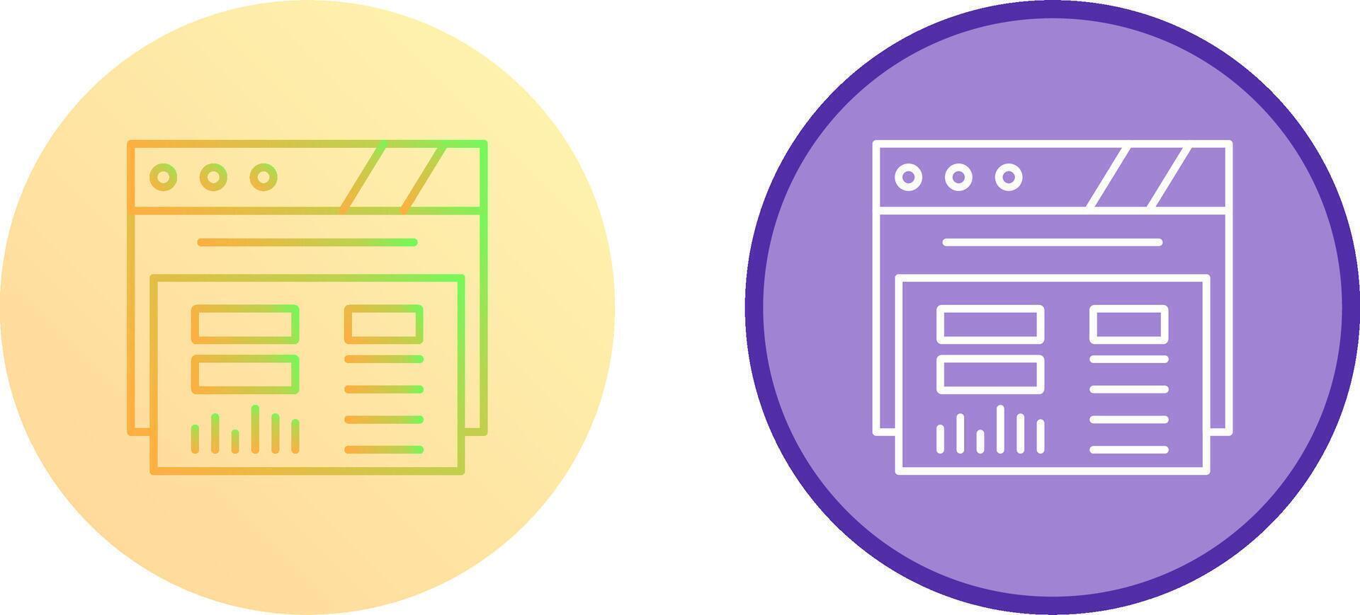 Dashboard Icon Design vector